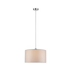Paulmann Tessa 70924 závěsné světlo LED E27 60 W krémová, nerezová ocel kartáčovaná