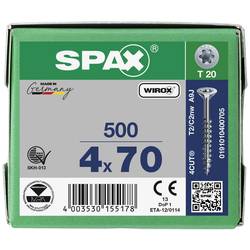 SPAX 0191010400705 R 88091 Senkkopf/T-STAR TG šroub do dřeva 4 mm 70 mm T-STAR plus ocel WIROX 500 ks