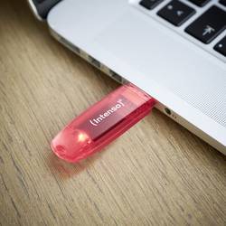 Intenso Rainbow Line USB flash disk 128 GB červená (transparentní) 3502491 USB 2.0