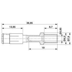 Krimpovací kontakt 1605758 SM-36KS002 Phoenix Contact Množství: 20 ks