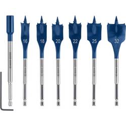 Bosch Accessories 2608902110, 2608902110 sada plochých frézovacích vrtáků, 16 mm, 18 mm, 20 mm, 22 mm, 25 mm, 32 mm