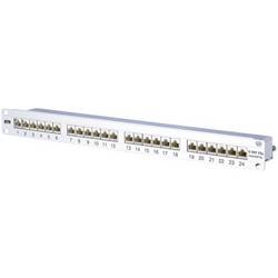 Metz Connect 130855C-E 24 portů síťový patch panel 483 mm (19) CAT 6A 1 U stříbrná (metalíza) osazený