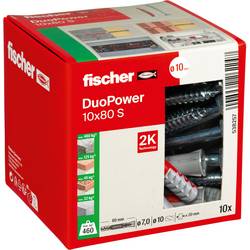Fischer 538257 DUOPOWER 10x80 S LD 2komponentní hmoždinka 80 mm 10 mm 10 ks