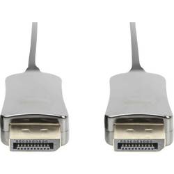 Digitus DisplayPort / optické vlákno kabel Konektor DisplayPort, Konektor DisplayPort 15.00 m černá AK-340107-150-S 8K UHD Kabel DisplayPort