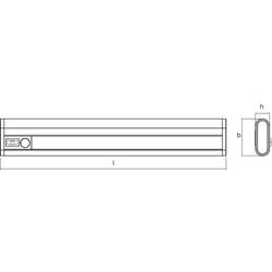 OSRAM HOMELIGHTING Linear LED Mobile Battery 200 White LED svítidlo zápustné bílá