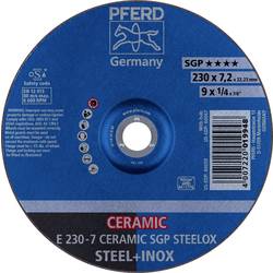 PFERD TOOLS 62218300 E 230-7 CERAMIC SGP STEELOX brusný kotouč lomený Průměr 230 mm Ø otvoru 22.23 mm nerezová ocel, ocel 10 ks