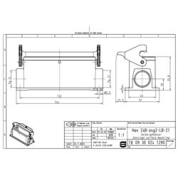 pouzdro Han® 24B-asg2-LB-21 09 30 024 1290 HARTING 1 ks