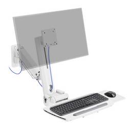 SpeaKa Professional držák na zeď pro monitor SP-MM-951 1 Displej: (s) 43,2 cm (17) - 124,5 cm (49) černá nastavitelná výška, nakláněcí, naklápěcí