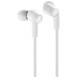 Belkin Rockstar špuntová sluchátka (In Ear) kabelová bílá