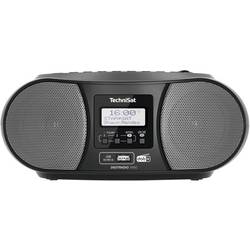 TechniSat DIGITRADIO 1990 0000/3952 rádio s CD, DAB+, FM, AUX, Bluetooth, CD, USB, s USB nabíječkou, funkce alarmu, černá