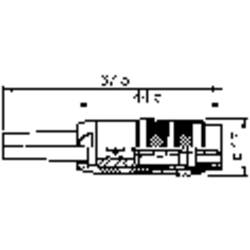 Amphenol T 3403 000 kulatý faston, 1 ks