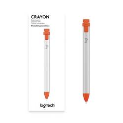 Logitech Crayon dotykové pero opakovaně nabíjecí, vyměnitelný hrot z uhlíkových vláken, s přesným psacím hrotem, Bluetooth , technologie Palm Blocking