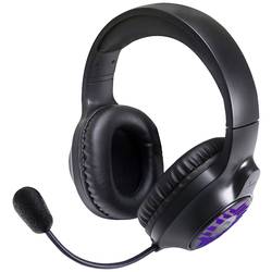 SpeedLink TYRON Headset uzavřená (Over Ear) kabelová stereo černá, RGB headset, regulace hlasitosti, Vypnutí zvuku mikrofonu Gaming
