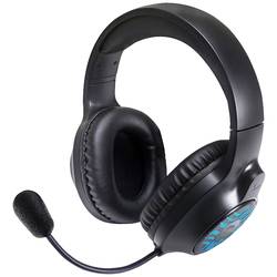 SpeedLink TYRON Headset uzavřená (Over Ear) kabelová stereo černá, RGB headset, regulace hlasitosti, Vypnutí zvuku mikrofonu Gaming