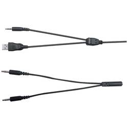 SpeedLink TYRON Headset uzavřená (Over Ear) kabelová stereo černá, RGB headset, regulace hlasitosti, Vypnutí zvuku mikrofonu Gaming