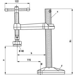 Bessey BSG21-14 Rozpětí (max.):210 mm Délka vyložení:140 mm