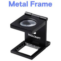 TOOLCRAFT TO-10182522 počítač vláken zvětšení: 10 x, Velikost objektivu: (Ø) 19 mm