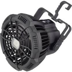 Rechargeable Akumulátorový ventilátor černá s dálkovým ovládáním, natáčecí, s osvětlením