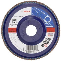 Bosch Accessories 2608607368 X551 vějířový brusný kotouč Průměr 125 mm Ø otvoru 22.33 mm Zrnitost 120 ocel 1 ks