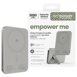 PanzerGlass empower Bank powerbanka 5000 mAh, MagSafe, Bezdrátové nabíjení Qi, USB-C®, Indikátor stavu