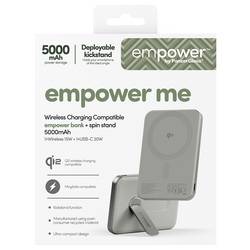 PanzerGlass empower Bank powerbanka 5000 mAh, MagSafe, Bezdrátové nabíjení Qi, USB-C®, Indikátor stavu