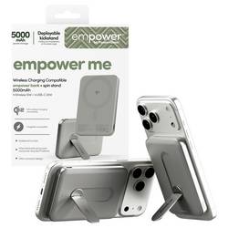 PanzerGlass empower Bank powerbanka 5000 mAh, MagSafe, Bezdrátové nabíjení Qi, USB-C®, Indikátor stavu