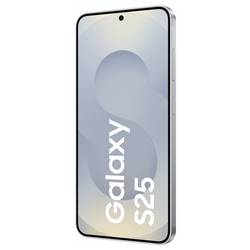 Samsung Galaxy S25 smartphone 256 GB, 15.7 cm (6.2 palec), stříbrná, šedá, Android™ 15, dual SIM