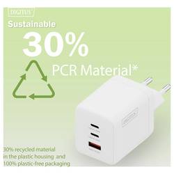 Digitus DA-10304 USB nabíječka, 1x USB A , 2x USB-C®, 100 W, bílá