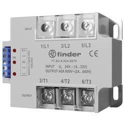 Finder polovodičové relé 77B390248671 40 A Spínací napětí (max.): 660 V/AC Spínající podle okamžité hodnoty 1 ks