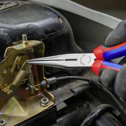 Knipex 26 12 200 dílnu ploché jehlové kleště rovné vanadová elektrikářská ocel 200 mm