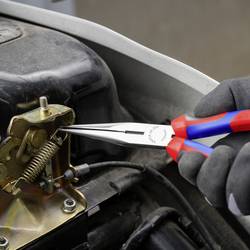Knipex 26 12 200 dílnu ploché jehlové kleště rovné vanadová elektrikářská ocel 200 mm