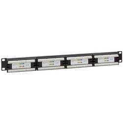 LogiLink NP0004 24 portů patch panel 483 mm (19) CAT 6 1 U vícebarevná