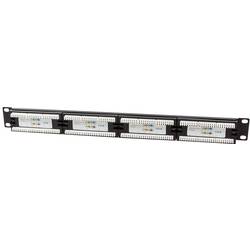 LogiLink NP0004 24 portů patch panel 483 mm (19) CAT 6 1 U vícebarevná