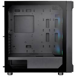 Thermaltake CA-1W2-00M1WN-01 midi tower PC skříň černá 3 předinstalované LED ventilátory, kompatibilní s LCS, boční okno, vhodné pro vodní chlazení DIY, vhodné