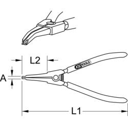 KS Tools 1150993 kleště na pojistné kroužky