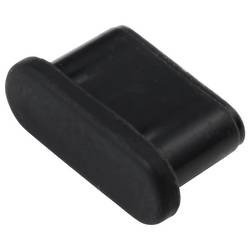 Renkforce USB-C® protiprachový konektor pro mobilní zařízení, černá, 4 ks/sada, černá