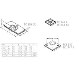LAPP TC 102 úchytka šroubovací 61724400 Průměr kabelového svazku (rozsah) 2.50 do 3.50 mm přírodní 1000 ks