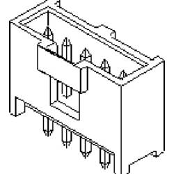 Molex vestavná pinová lišta (standardní) 5, rozteč 2.54 mm, 901361205, 1 ks Tray
