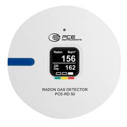 PCE Instruments radonový měřič , 0 - 9999 Bq/m³, s funkcí datového záznamníku, bez certifikátu