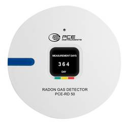 PCE Instruments radonový měřič , 0 - 9999 Bq/m³, s funkcí datového záznamníku, bez certifikátu