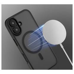 Renkforce RF-6830722 zadní kryt na mobil Apple iPhone 17 černá, transparentní Kompatibilní s MagSafe, 1552552 RF-6830722