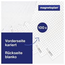 magnetoplan 1227101 blok na flipchart Počet listů: 100 čtverečkovaný 990.00 mm x 650 mm x 930 mm bílá