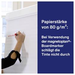 magnetoplan 1227101 blok na flipchart Počet listů: 100 čtverečkovaný 990.00 mm x 650 mm x 930 mm bílá