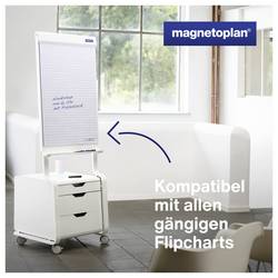 magnetoplan 1227101 blok na flipchart Počet listů: 100 čtverečkovaný 990.00 mm x 650 mm x 930 mm bílá