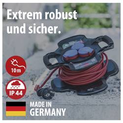 Brennenstuhl 1169717100 napájecí prodlužovací kabel, černá, červená, 10.00 m