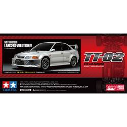 Tamiya TT-02 1:10 RC Mitsubishi Lancer Evo V TT-02 1:10 RC model auta 4WD (4x4)