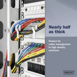 Digitus DK-1632-A-020S-B RJ45 síťové kabely, propojovací kabely CAT 6A F/FTP 2 m modrá barevně rozlišený, stíněný, točený drát, S průchodkou chránící proti