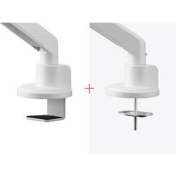 One For All Solid Single white držák na stůl pro monitor 1 Displej: (s) 33 cm (13) - 88,9 cm (35) bílá nastavitelná výška, nakláněcí, naklápěcí, otočný