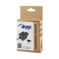 Akyga AK-TB-16 zásuvkový napájecí adaptér, stálé napětí 5 V 3 A 15 W