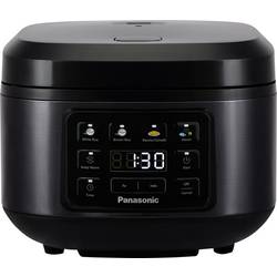Panasonic Reiskocher vařič rýže černá bez BPA, přenosné, funkce časovače, vhodné do myčky, funkce vaření rýže, kabelové připojení